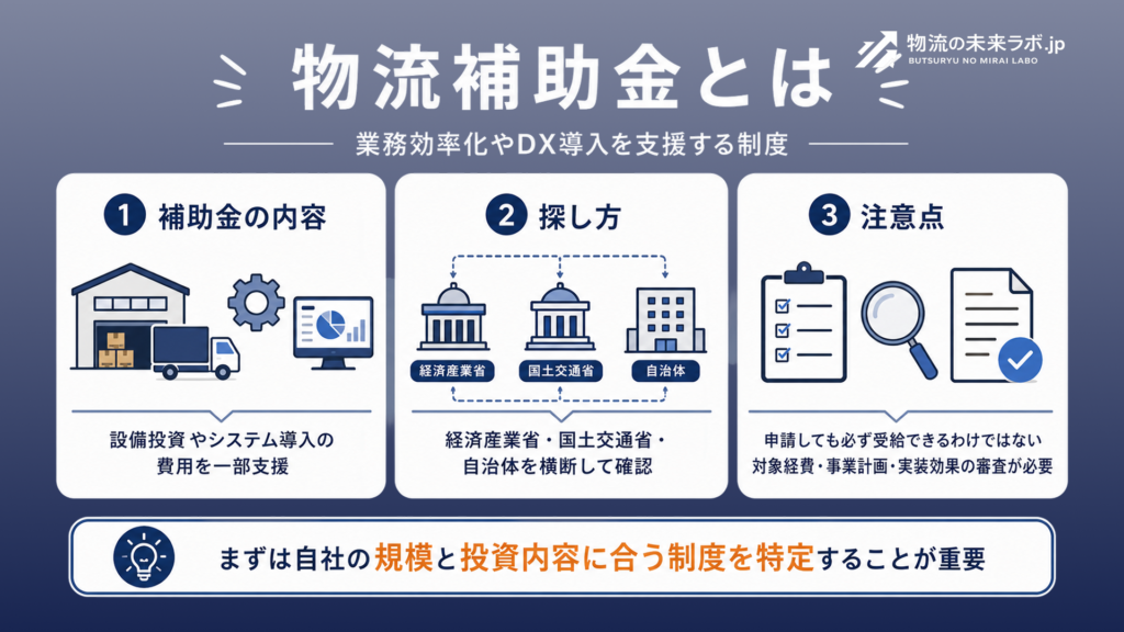 物流補助金とは