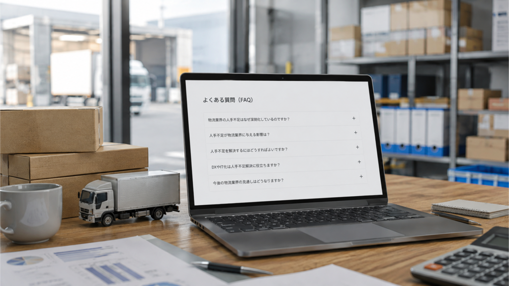 物流業界の人手不足に関するよくある質問(FAQ)