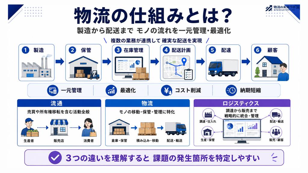 物流の仕組みとは