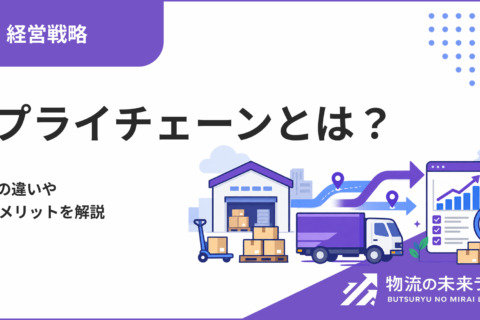 サプライチェーンとは？物流との違いやSCMのメリットを解説