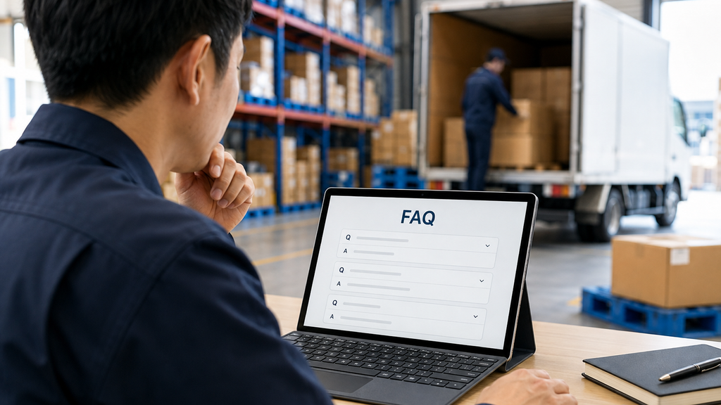 物流の仕組みに関するよくある質問(FAQ)